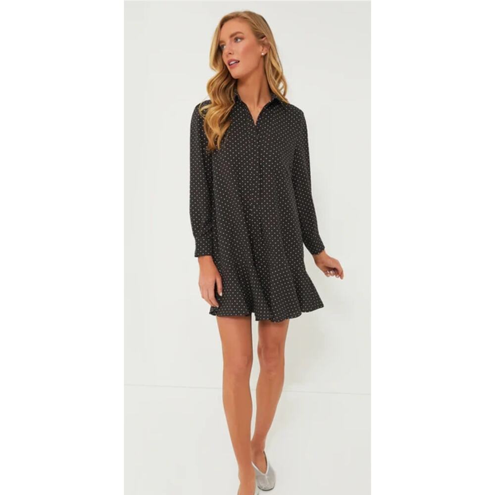 Tuckernuck Expresso Polka Dot Mini Dress